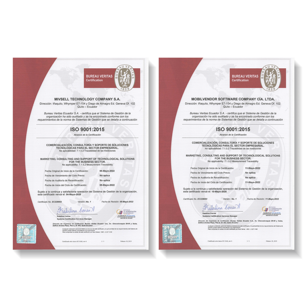 certificaciones mobilvendor